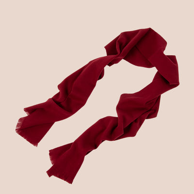 Ullskjerf Cortina Burgundy