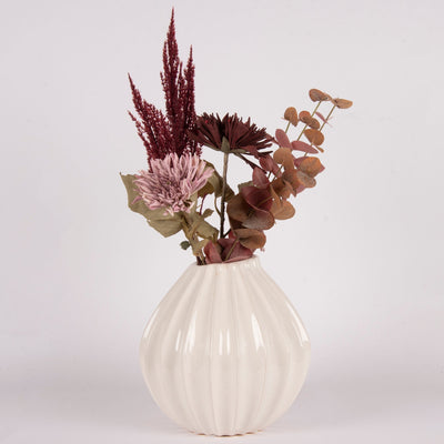 Vase Wide Ivory