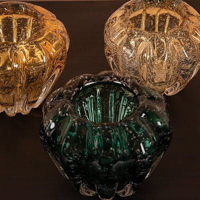 EDG Vase Farget Glass serien i fargene Amber, Green og Light Yellow