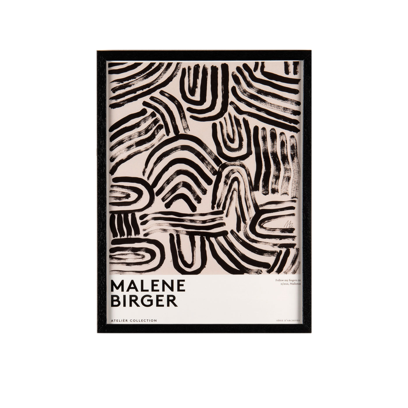 Malene Birger Kunstner Plakat Follow My Fingers