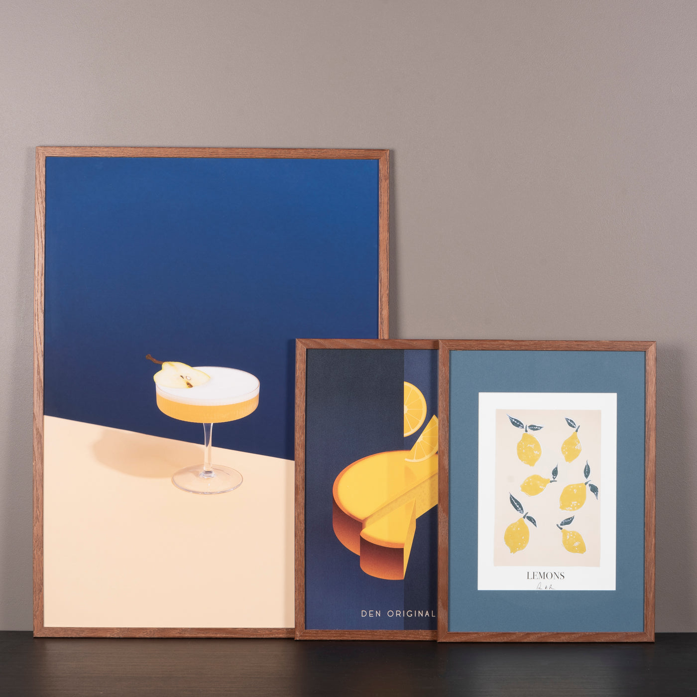 Posters & Frame Kunstner Plakat Lemons Beige